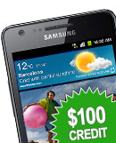 New Deal. 100 $ di credito Galaxy S II