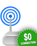 $0 Connection and Delivery