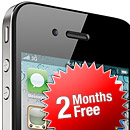2 Months Free! iPhone 4