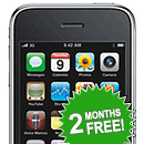 2 Months Free iPhone 3GS 8GB 